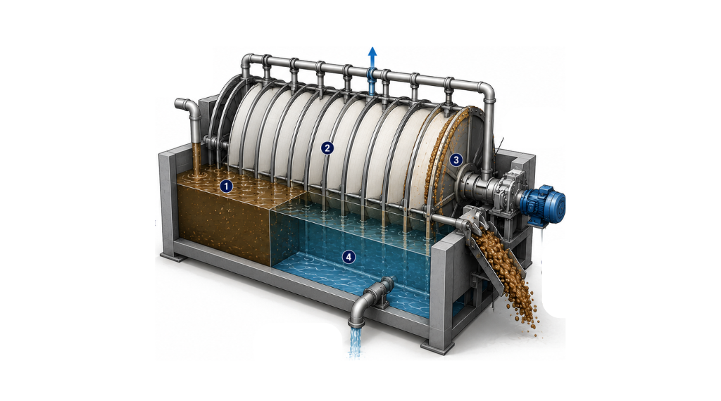 ROTARY VACUUM DISC FILTER